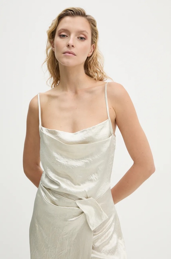 Haljina Nanushka BRIAR bež NW24PFBS13171