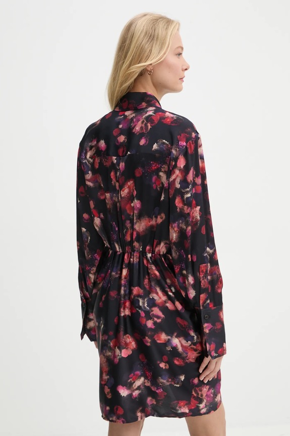 Ruházat A.L.C. selyem ruha Mia 6DRES00097 fekete