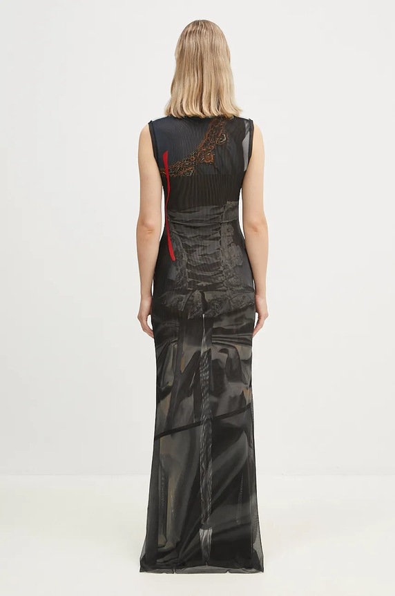 Clothing Ottolinger dress Mesh Maxi Dress 1010301721 multicolor