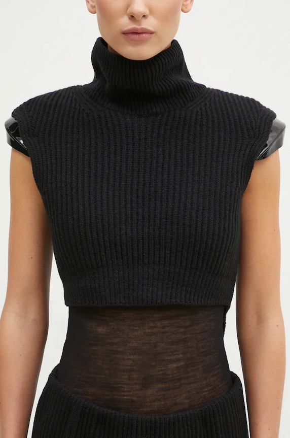Sportmax vestito in lana Arabba1234 nero 2422396013600