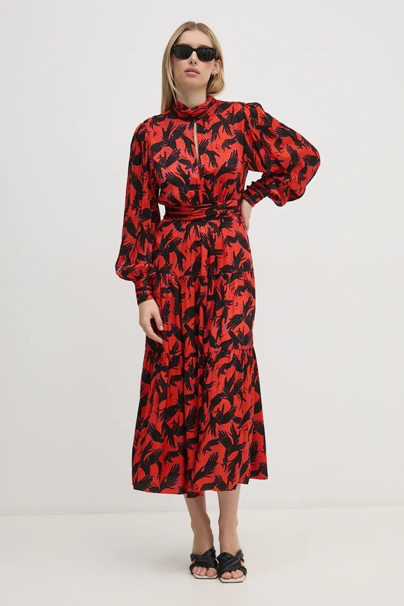 Платье DIANE VON FURSTENBERG узор красный DVFDL3S054