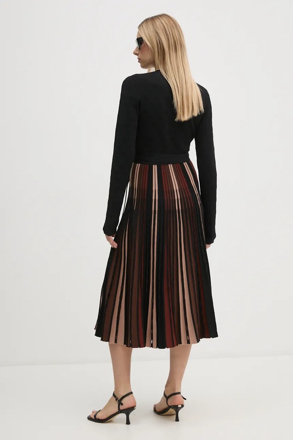 Φόρεμα DIANE VON FURSTENBERG DVFDR3S007 μαύρο AW24