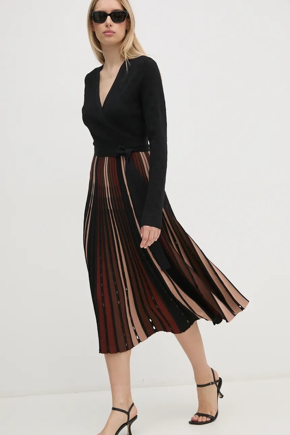 Ρούχα Φόρεμα DIANE VON FURSTENBERG DVFDR3S007 μαύρο