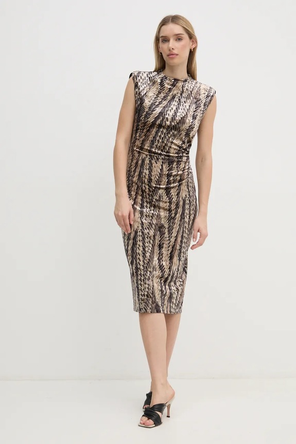 Дрехи Рокля DIANE VON FURSTENBERG DVFDS3S003 бежов