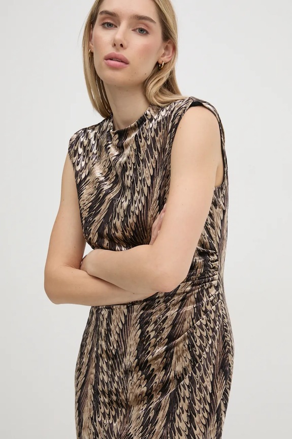 Рокля DIANE VON FURSTENBERG бежов DVFDS3S003