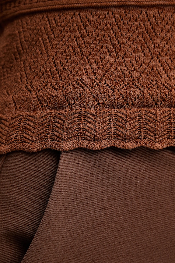 Morgan top MORTA MORTA barna