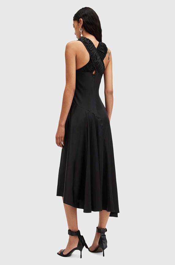 Φόρεμα AllSaints MAHREE DRESS μαύρο W064DC