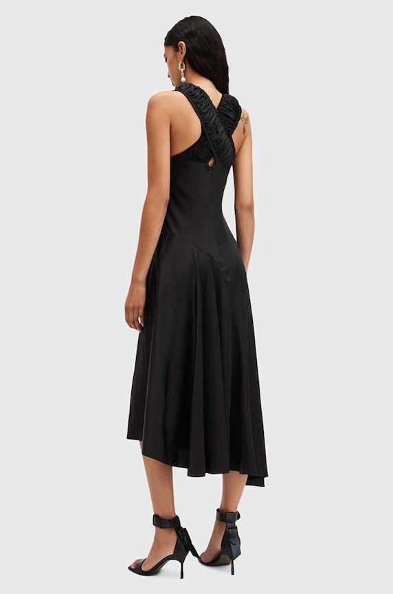 Φόρεμα AllSaints MAHREE DRESS μαύρο W064DC