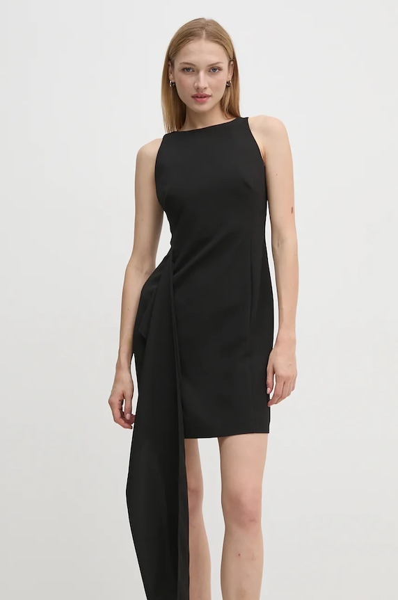 Φόρεμα Sandro Ferrone με ελαστάν μαύρο SFS23YBEBOLLETTA