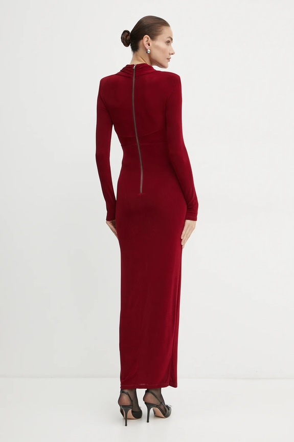 Obleka Bardot RENO 58742DB bordo AW24