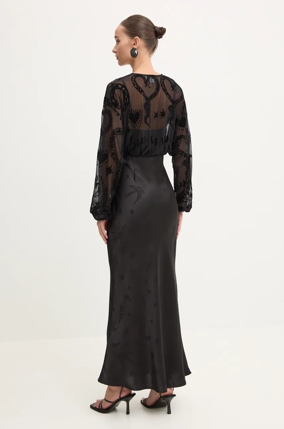 Рокля Never Fully Dressed Emma NFDDR1680 черен AW24