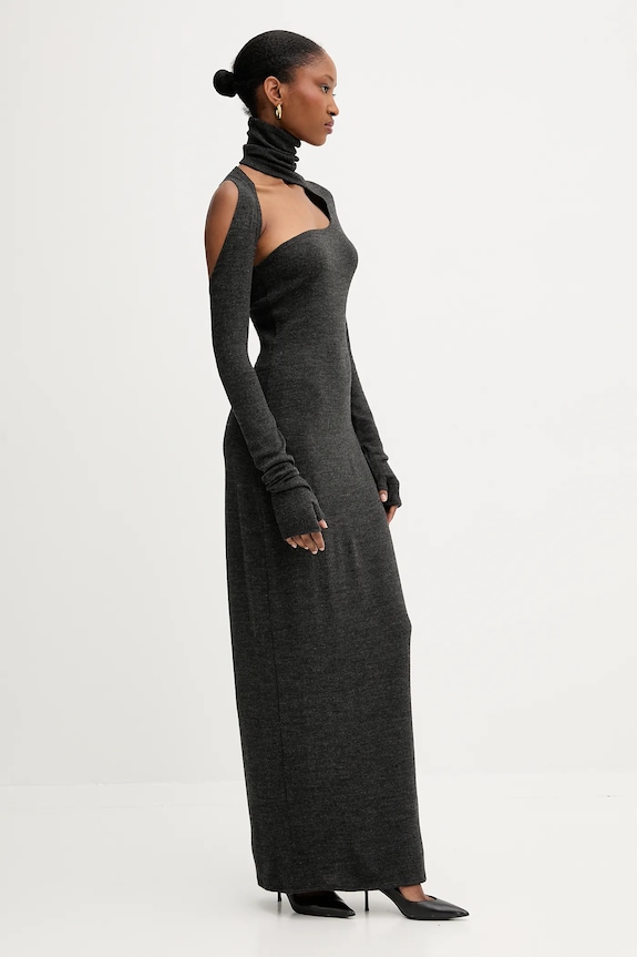 Φόρεμα PRESSIAT PRE419FW24 γκρί AW25