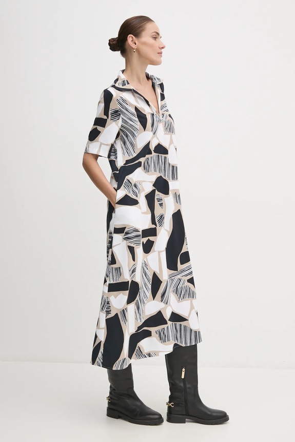 Joseph Ribkoff rochie cu guler multicolor 242227