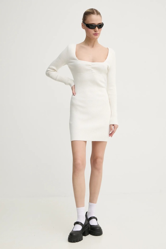 Φόρεμα Hollister Co. KI359.4333.101 μπεζ AW24