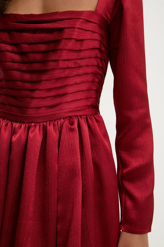 Рокля Abercrombie & Fitch KI159.5085.501 червен