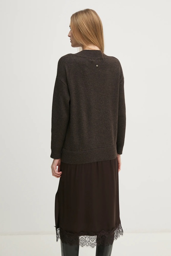 Odzież Pedro del Hierro sukienka 6198629 brązowy