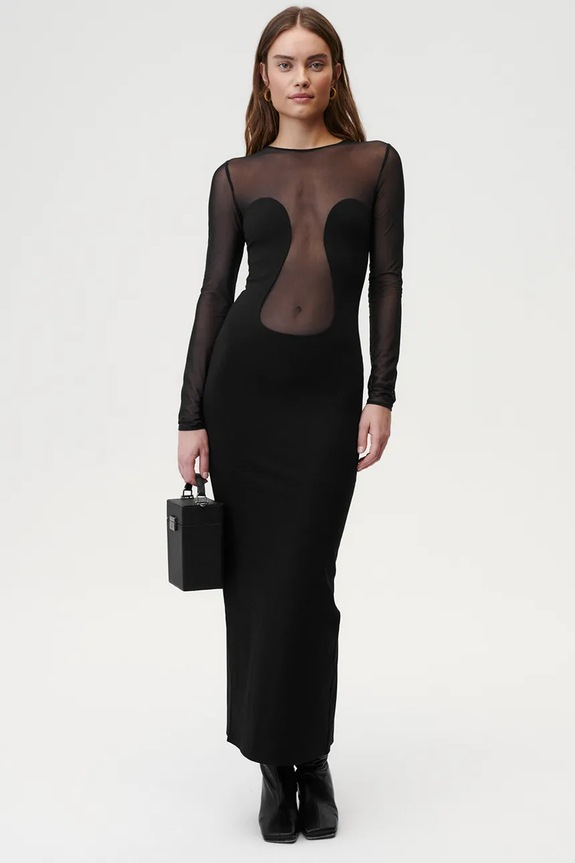 Undress Code sukienka Sleek Silhouette Dress czarny 731UC