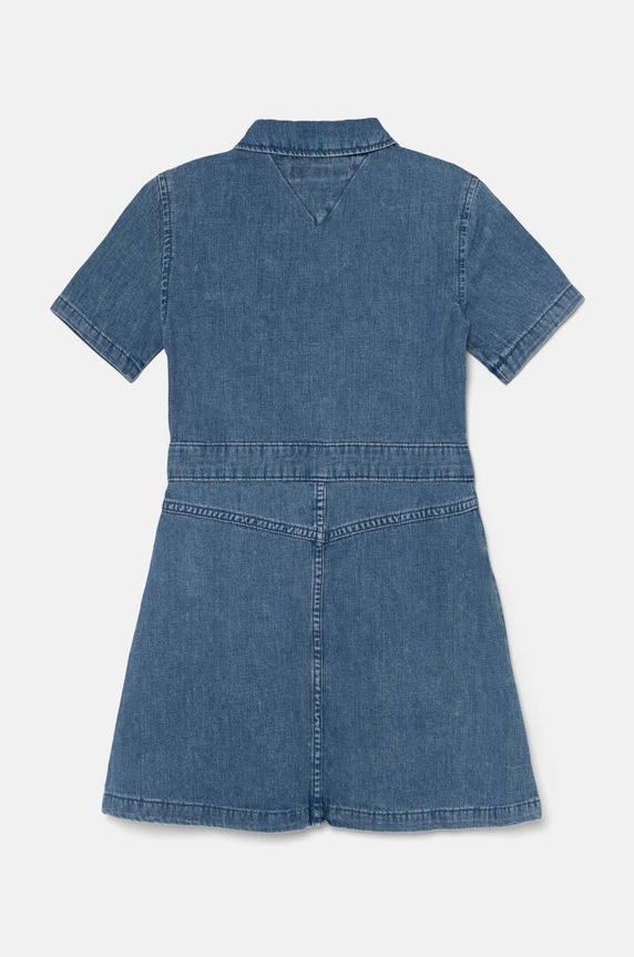 Детска дънкова рокля Tommy Hilfiger KG0KG08026.9BYH.128.176 син AW24