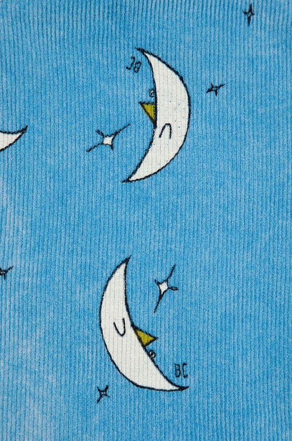 Bobo Choses rochie din bumbac pentru copii Beneath The Moon albastru 224AC111