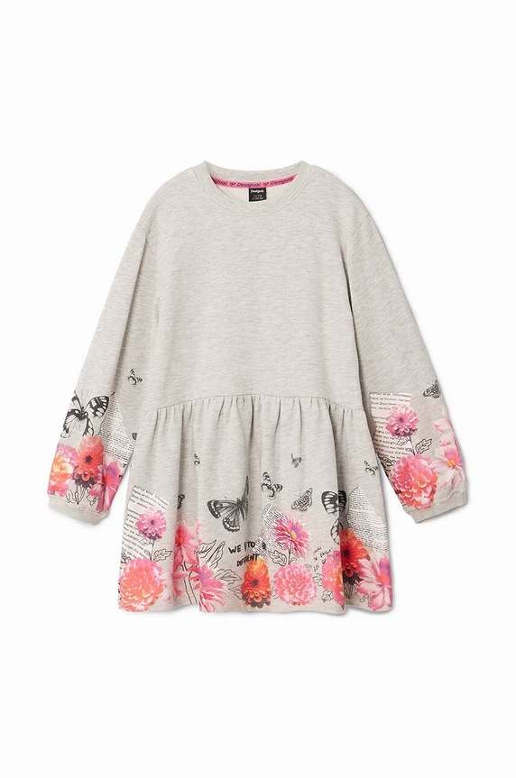 Dievčenské šaty Desigual 24WGVK09 béžová AW24