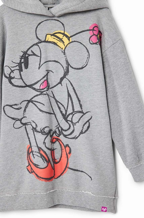 Desigual rochie fete MINNIE MOUSE gri 24WGVK07