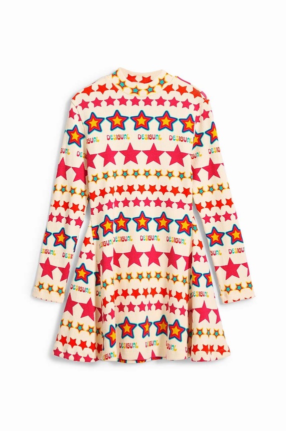Dívčí šaty Desigual 24WGVK04 růžová AW24