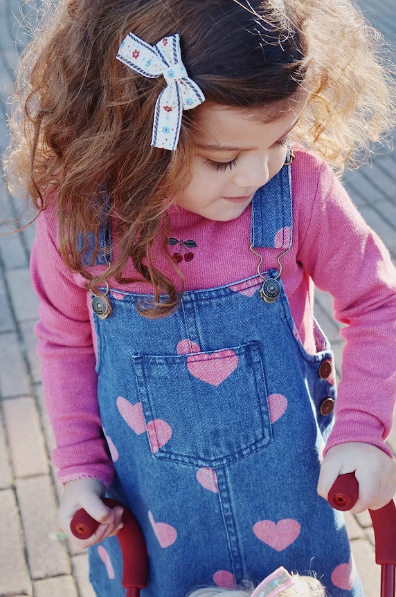 Dětské riflové šaty Konges Sløjd MAGOT OVERALL DRESS GOTS KS101588
