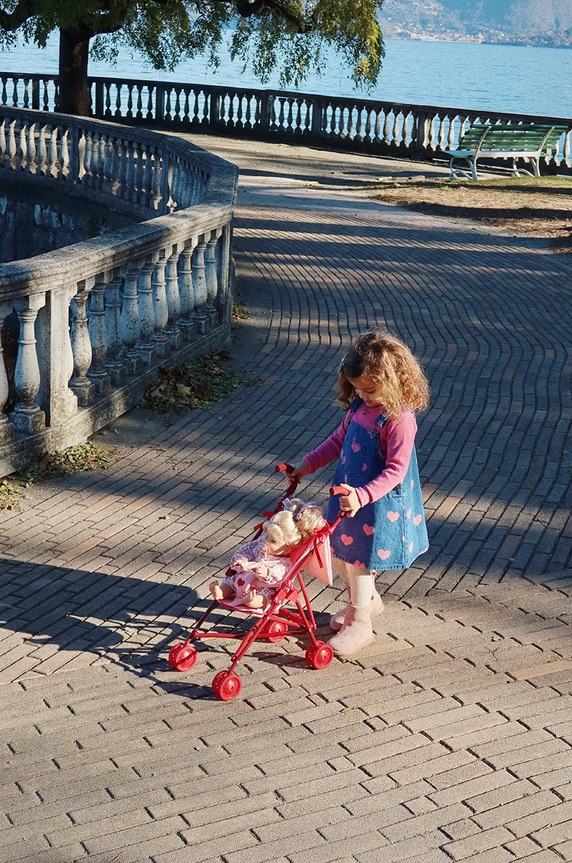 Dětské riflové šaty Konges Sløjd MAGOT OVERALL DRESS GOTS KS101588
