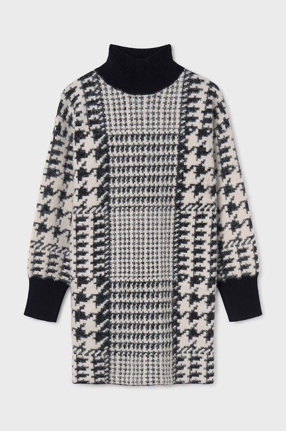 Παιδικό φόρεμα Mayoral 7987.8G.Junior.9BYH μαύρο AW24