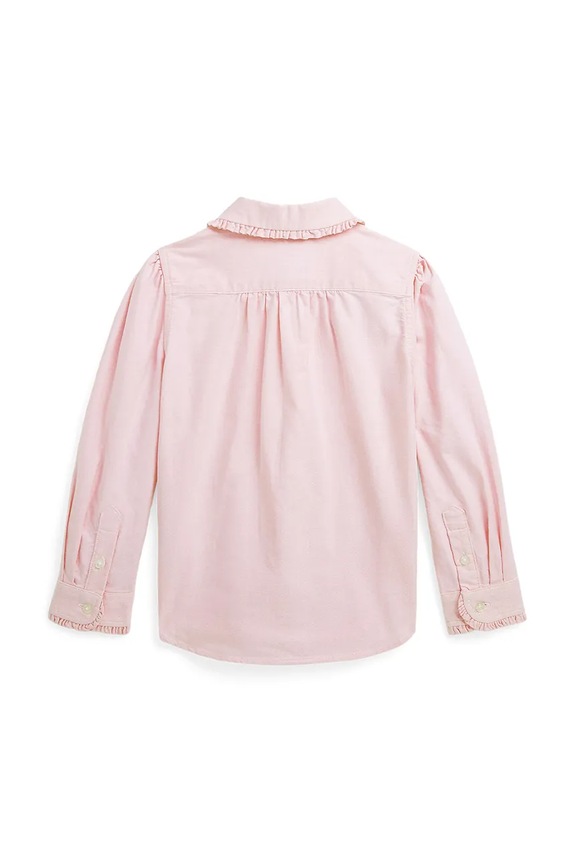 Dziewczynka Polo Ralph Lauren koszula bawełniana dziecięca 312929954002 różowy