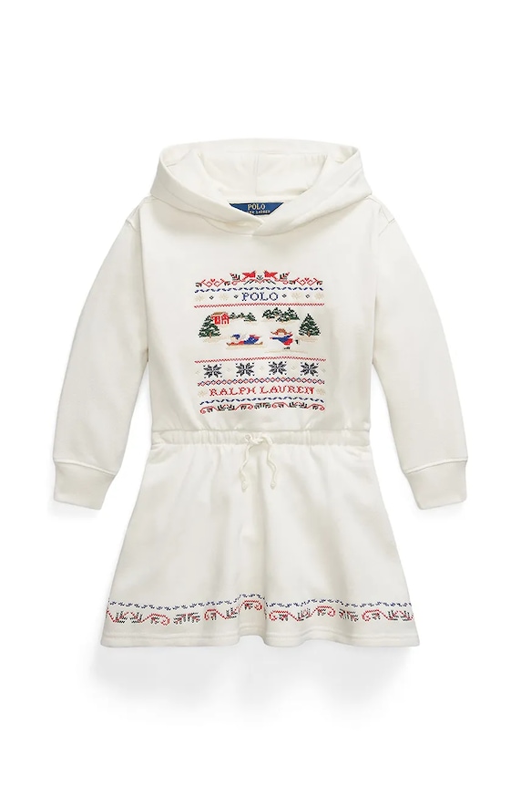 Polo Ralph Lauren gyerek ruha hosszú fehér 312952131001