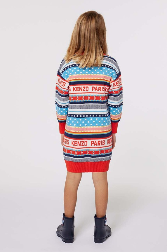 Dievčenské šaty Kenzo Kids viacfarebná K60686.