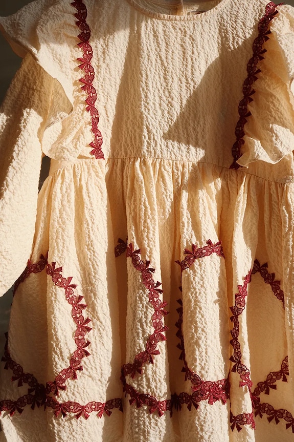 Dívčí šaty Konges Sløjd FEE DRESS GOTS KS101973
