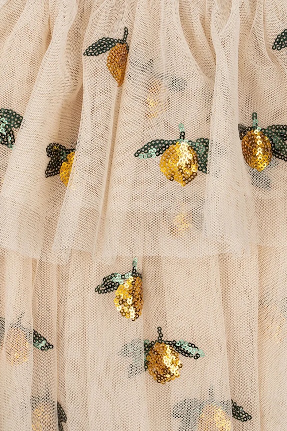 Παιδικό φόρεμα Konges Sløjd YVONNE FAIRY DRESS KS102156 μπεζ