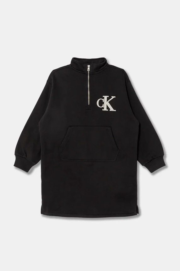 Calvin Klein Jeans sukienka dziecięca IG0IG02670.9BYH. czarny AW24
