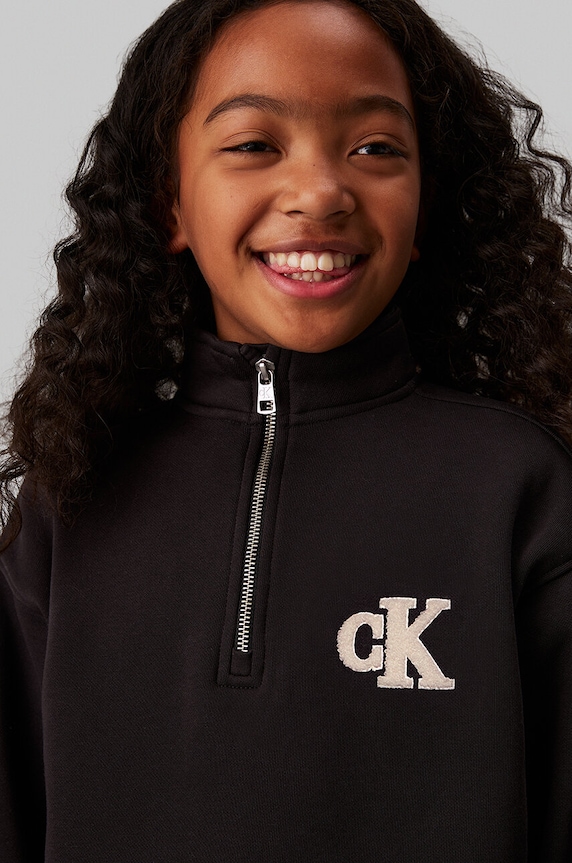 Calvin Klein Jeans sukienka dziecięca IG0IG02670.9BYH. czarny
