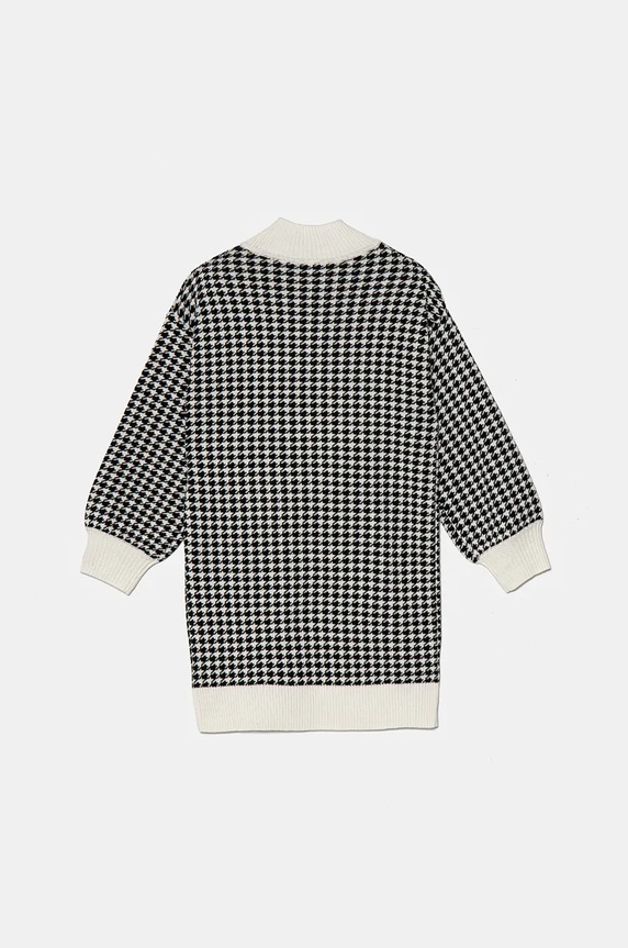 Dievčenské šaty s prímesou vlny Guess J4BK04.Z3K10.9BYH biela AW24