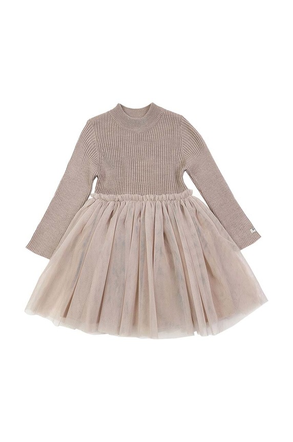 Dívčí šaty Donsje Lotus Dress 4043900.98.128 béžová AW25