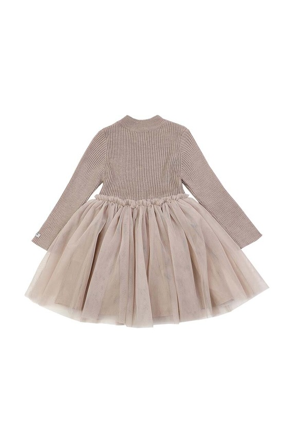 DÍVKA Dívčí šaty Donsje Lotus Dress 4043900.98.128 béžová