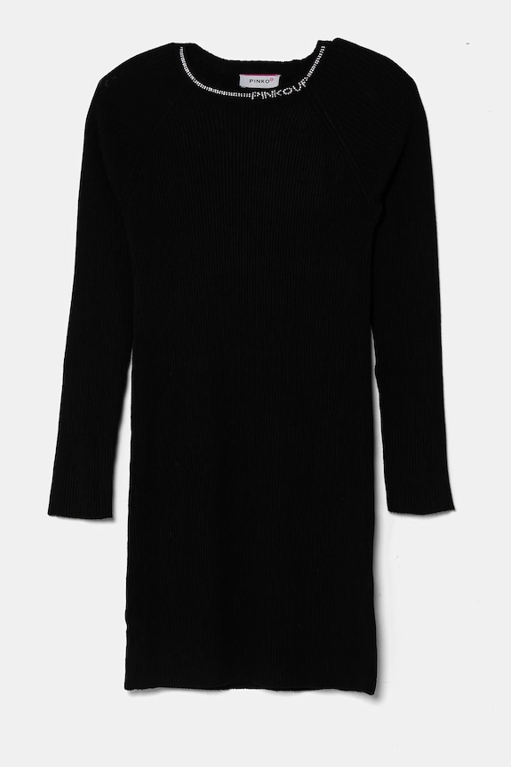 Pinko Up rochie fete mini negru F4PIJGDR074