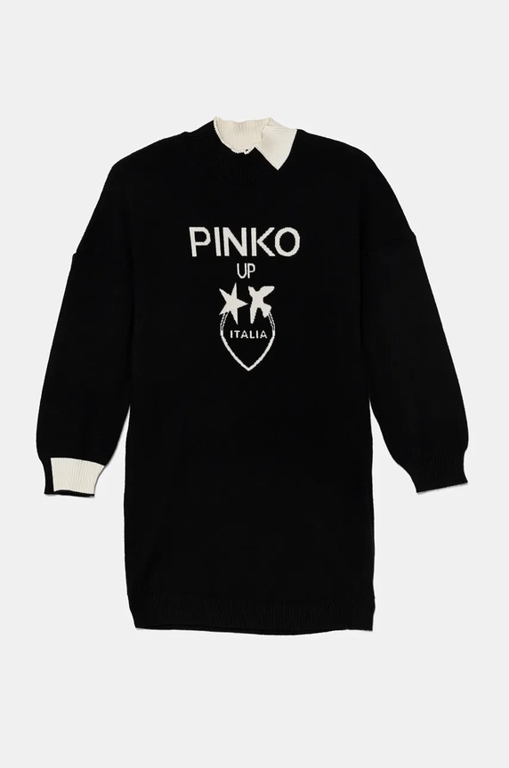 Pinko Up gyerek ruha hosszú fekete F4PIJGDR088