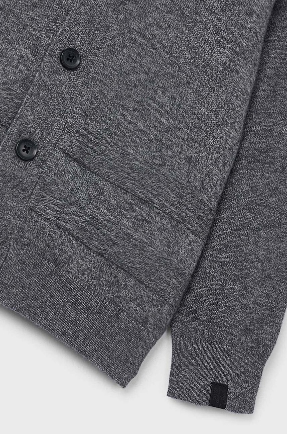 Dětský kardigan s příměsí vlny Mayoral 4348.5A.Mini.9BYH šedá AW24