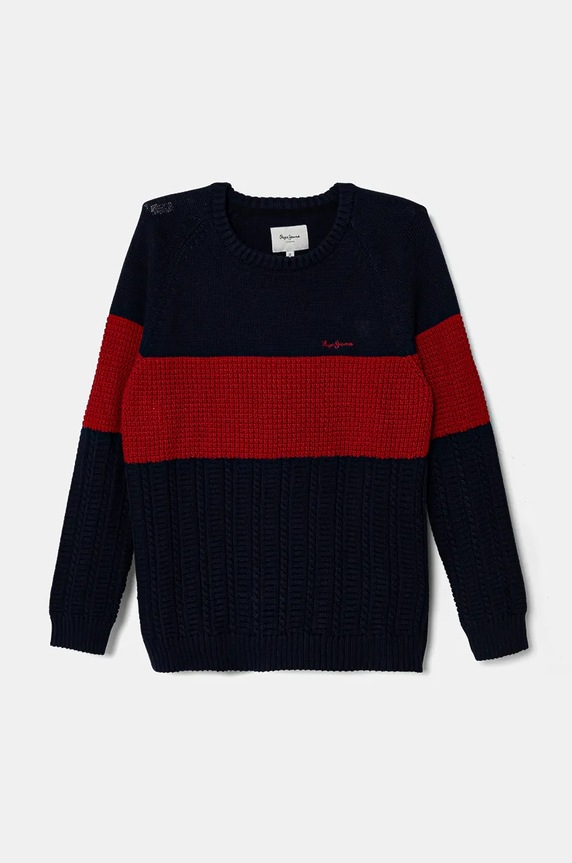 Pepe Jeans sweter bawełniany dziecięcy DALMAR pozostałe czerwony PB701229