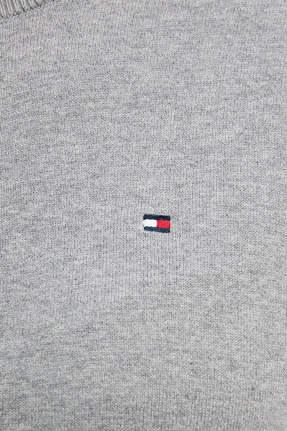 Πλεκτή ζακέτα Tommy Hilfiger WW0WW42370 γκρί