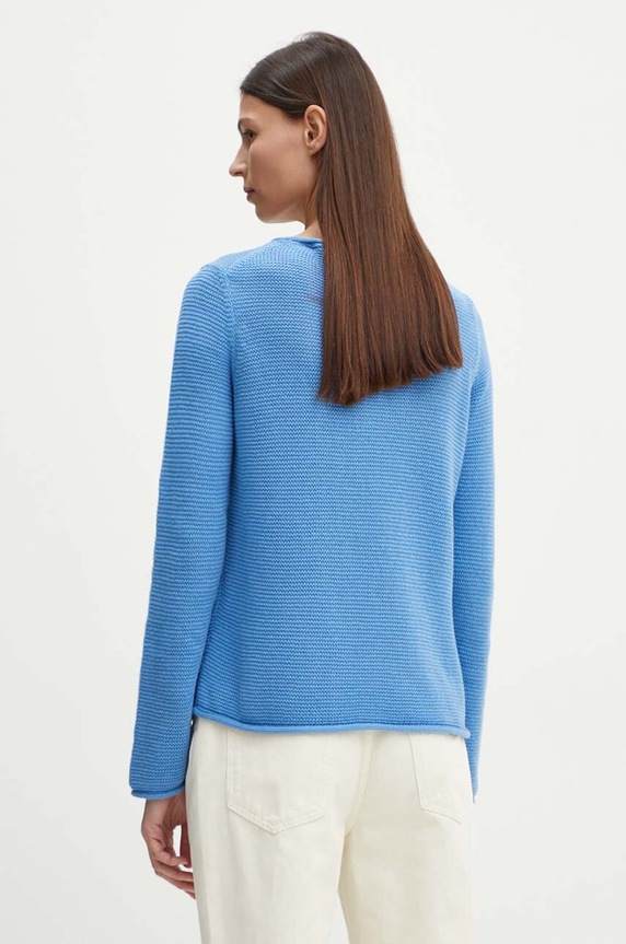 Ρούχα Βαμβακερό πουλόβερ Marc O'Polo 406605960447 μπλε