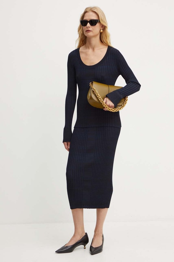 Pulover BOSS 50518357 mornarsko plava AW24