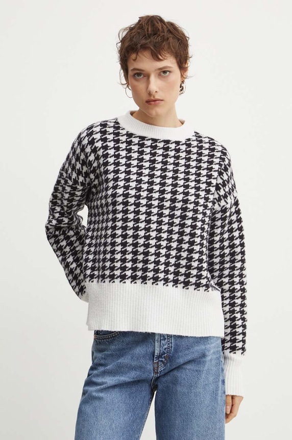 HUGO pulover grosime medie negru 50518317