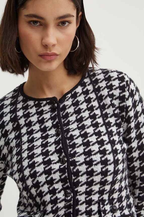 HUGO kardigan czarny 50518333