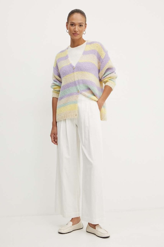 Weekend Max Mara kardigan wełniany 2425346011600 multicolor AW24