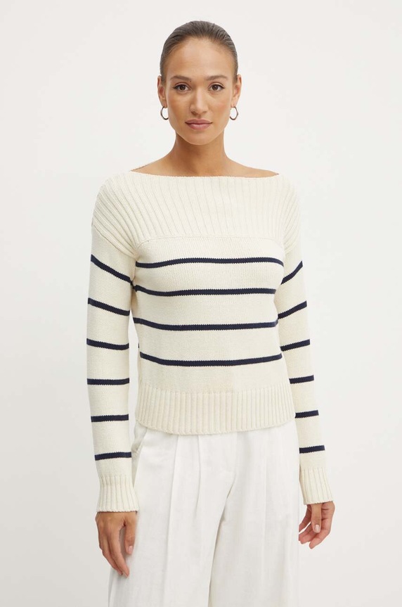 Weekend Max Mara pulóver mintás bézs 2425366221600